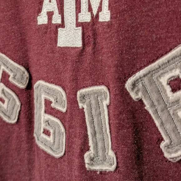 Texas A&M Aggies T-Shirt Mens Sz M Maroon NCAA Colosseum Spirit Shirt - Picture 5 of 5